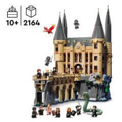 LEGO Harry Potter 76473 Le château de Poudlard : l'Aile Est - Jeu des 10 ans - Décoration