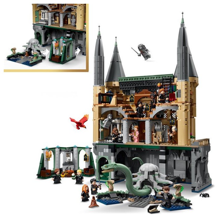 LEGO Harry Potter 76473 Le château de Poudlard : l'Aile Est - Jeu des 10 ans - Décoration LEGO Harry Potter 76473 Le château de Poudlard : l'Aile Est - Jeu des 10 ans - Décoration