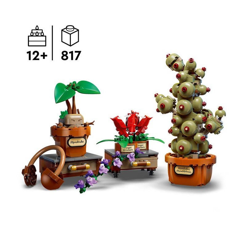LEGO Harry Potter 76474 Les Plantes du Cours de Botanique de Poudlard