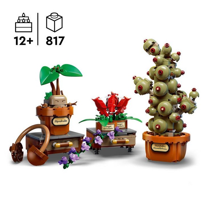 LEGO Harry Potter 76474 Les Plantes du Cours de Botanique de Poudlard - Jeu Créatif 12 ans LEGO Harry Potter 76474 Les Plantes du Cours de Botanique de Poudlard - Jeu Créatif 12 ans
