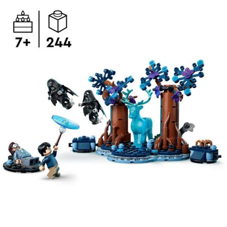 LEGO Harry Potter 76475 La Foret Interdite : Expecto Patronum - Jouet des 7 ans - Cadeau