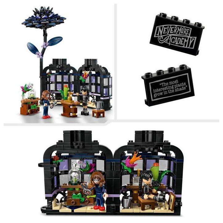 LEGO Mercredi 76784 Le Dahlia Noir - Jeu de Construction des 9 ans - Fleur Artificielle LEGO Mercredi 76784 Le Dahlia Noir - Jeu de Construction des 9 ans - Fleur Artificielle