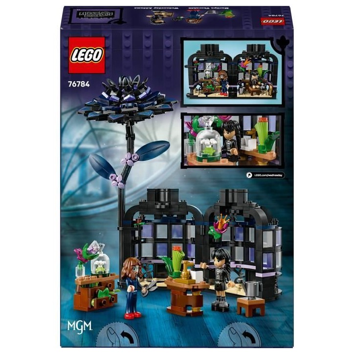 LEGO Mercredi 76784 Le Dahlia Noir - Jeu de Construction des 9 ans - Fleur Artificielle LEGO Mercredi 76784 Le Dahlia Noir - Jeu de Construction des 9 ans - Fleur Artificielle