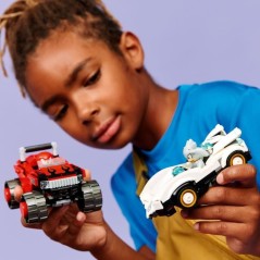 LEGO Sonic the Hedgehog 77118 La Voiture de Silver contre le Monster T