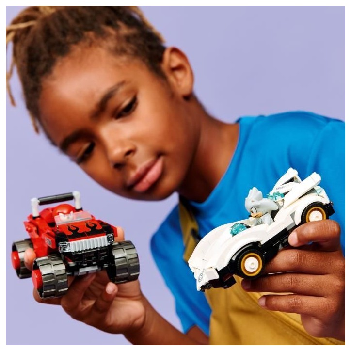 LEGO Sonic the Hedgehog 77118 La Voiture de Silver contre le Monster Truck de Knuckles LEGO Sonic the Hedgehog 77118 La Voiture de Silver contre le Monster Truck de Knuckles