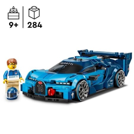 LEGO Speed Champions 77253 Hypercar Bugatti Vision GT - Jouet de Construction des 9 ans