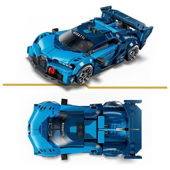 LEGO Speed Champions 77253 Hypercar Bugatti Vision GT - Jouet de Construction des 9 ans LEGO Speed Champions 77253 Hypercar Bugatti Vision GT - Jouet de Construction des 9 ans
