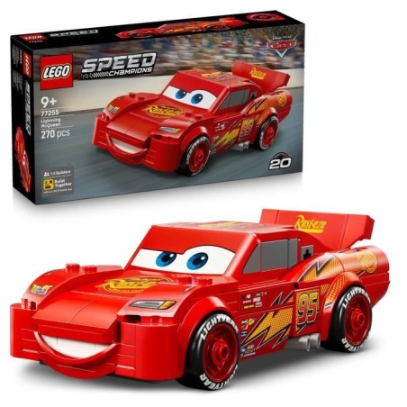 LEGO Speed Champions 77255 Flash McQueen - Jouet Voiture Rouge - Garç