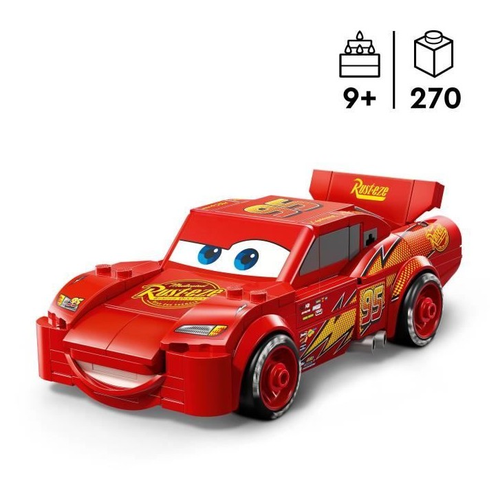 LEGO Speed Champions 77255 Flash McQueen - Jouet Voiture Rouge - Garçon ou Fille des 9 ans LEGO Speed Champions 77255 Flash McQueen - Jouet Voiture Rouge - Garçon ou Fille des 9 ans