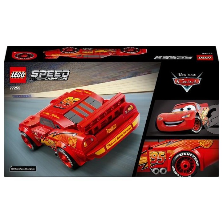LEGO Speed Champions 77255 Flash McQueen - Jouet Voiture Rouge - Garçon ou Fille des 9 ans LEGO Speed Champions 77255 Flash McQueen - Jouet Voiture Rouge - Garçon ou Fille des 9 ans