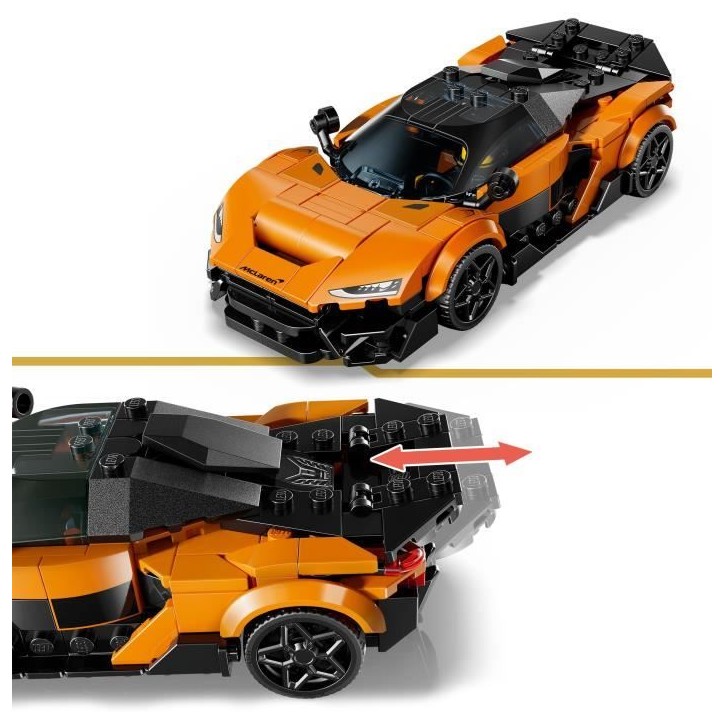 LEGO Speed Champions 77257 McLaren W1 - Jouet Voiture Orange pour Garçon ou Fille 9 ans