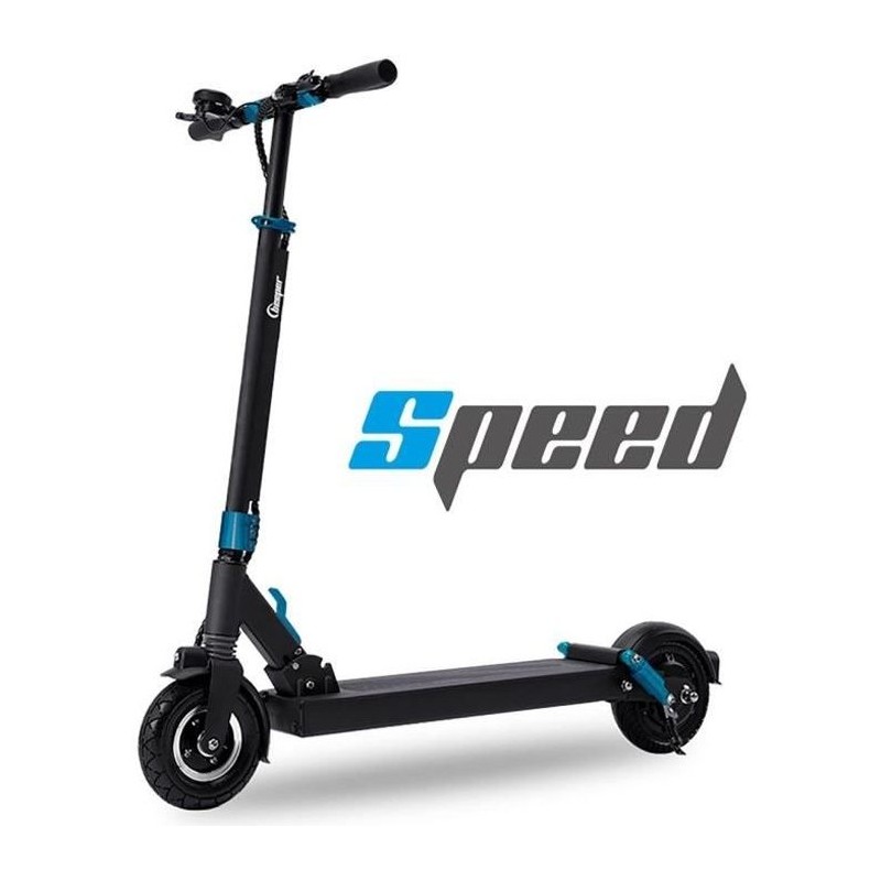 Trottinette électrique - BEEPER - SPEED - 350W 6Ah - 8 - Noir/Bleu Trottinette électrique - BEEPER - SPEED - 350W 6Ah - 8 - Noir/Bleu