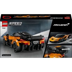 LEGO Speed Champions 77257 McLaren W1 - Jouet Voiture Orange pour Gar