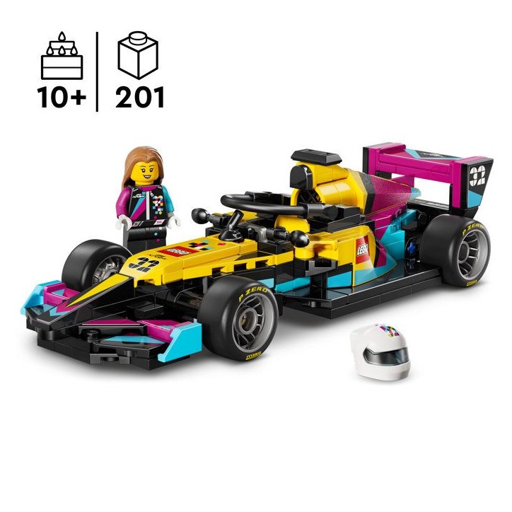 LEGO Speed Champions 77258 Voiture de Course F1 ACADEMY LEGO - Jeu de Construction 10 ans