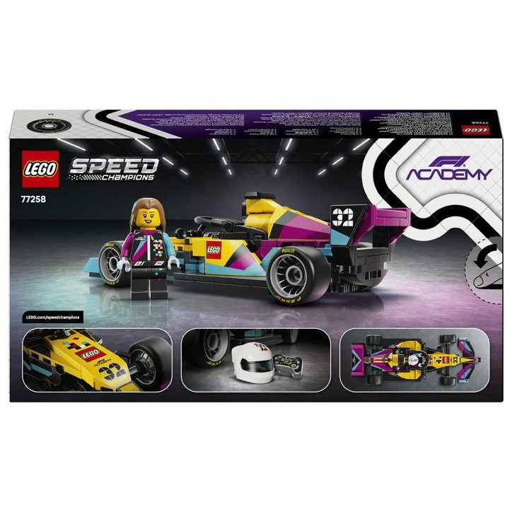 LEGO Speed Champions 77258 Voiture de Course F1 ACADEMY LEGO - Jeu de Construction 10 ans