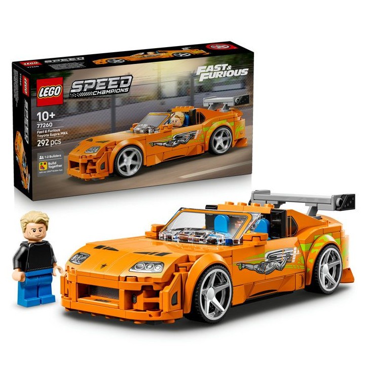 LEGO Speed Champions 77260 La Toyota Supra MK4 de Fast and Furious - Jouet Voiture 10 ans LEGO Speed Champions 77260 La Toyota Supra MK4 de Fast and Furious - Jouet Voiture 10 ans