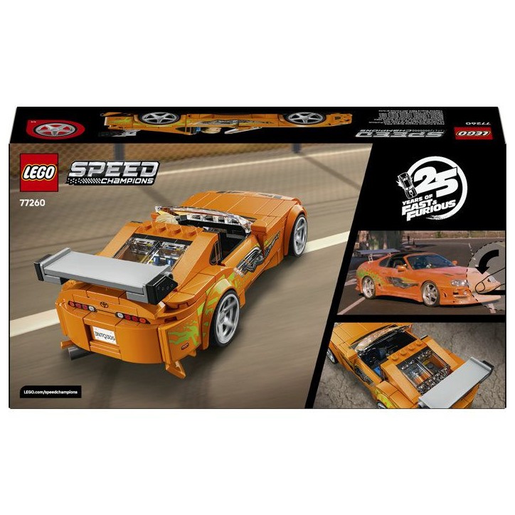 LEGO Speed Champions 77260 La Toyota Supra MK4 de Fast and Furious - Jouet Voiture 10 ans LEGO Speed Champions 77260 La Toyota Supra MK4 de Fast and Furious - Jouet Voiture 10 ans