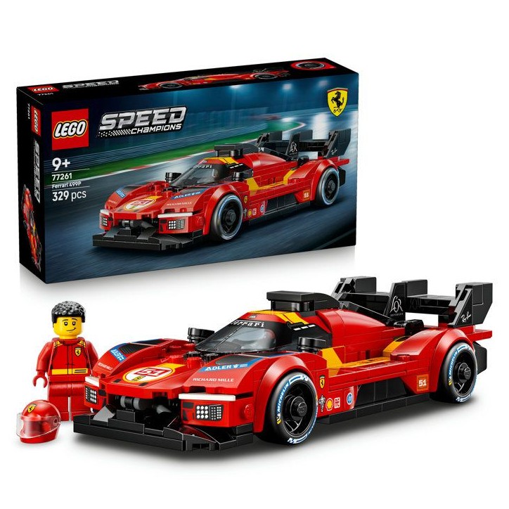 LEGO Speed Champions 77261 Ferrari 499P - Jouet Voiture pour Garçon ou Fille des 9 ans