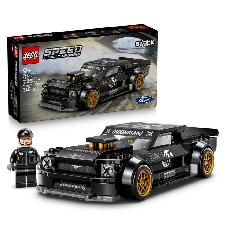 LEGO Speed Champions 77262 La Ford Mustang Hoonicorn V1 de 1965 de Ken Block - Jouet 9 ans LEGO Speed Champions 77262 La Ford Mustang Hoonicorn V1 de 1965 de Ken Block - Jouet 9 ans
