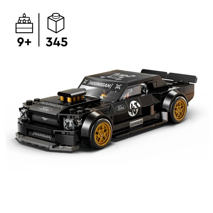 LEGO Speed Champions 77262 La Ford Mustang Hoonicorn V1 de 1965 de Ken Block - Jouet 9 ans LEGO Speed Champions 77262 La Ford Mustang Hoonicorn V1 de 1965 de Ken Block - Jouet 9 ans
