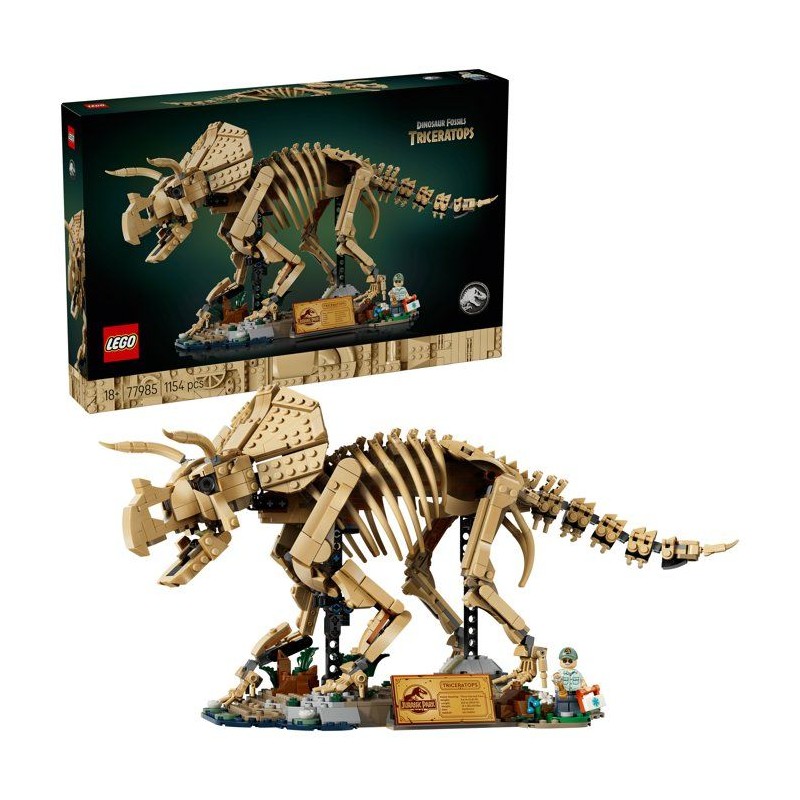 LEGO Jurassic World 77985 - Les fossiles de Dinosaures : Le Tricérato