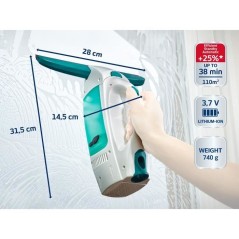 Nettoyeur pour vitre avec manche Leifheit Dry & Clean 51001, set avec