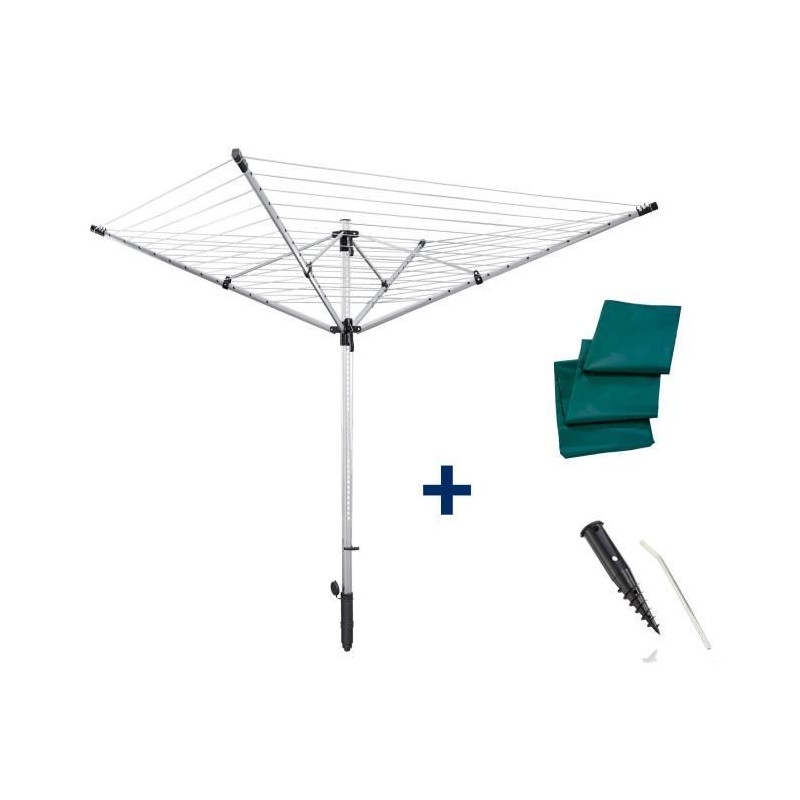 Séchoir parapluie Leifheit LinoLift 600 QuickStart 85282, étendoir j