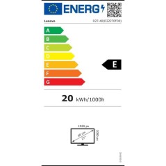 Ecran PC LENOVO D27-40 - 27 - FHD - 75Hz - Dalle VA - 4ms - HDMI - VGA