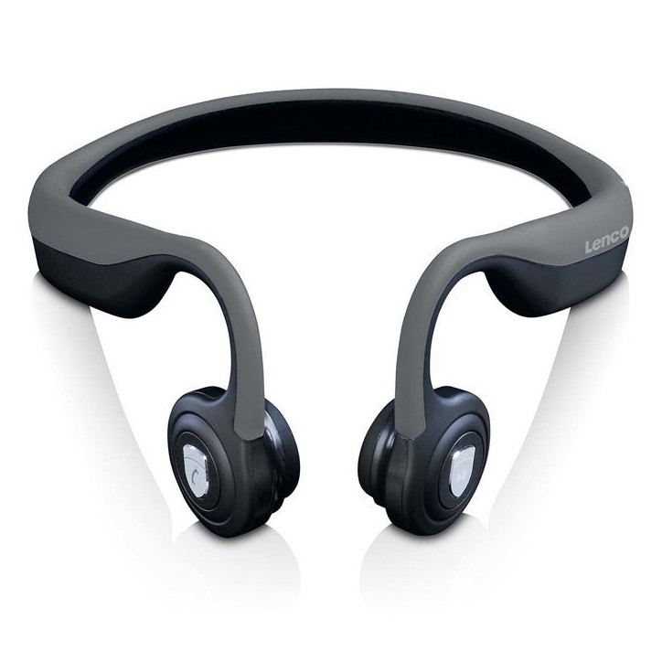 Lenco HBC-200 - Casque Bluetooth a conduction osseuse - Noir