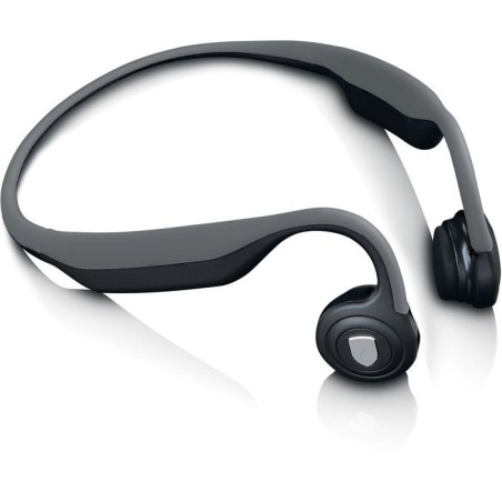 Lenco HBC-200 - Casque Bluetooth a conduction osseuse - Noir