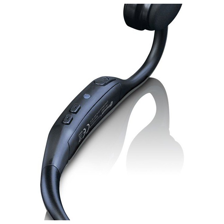 Lenco HBC-200 - Casque Bluetooth a conduction osseuse - Noir