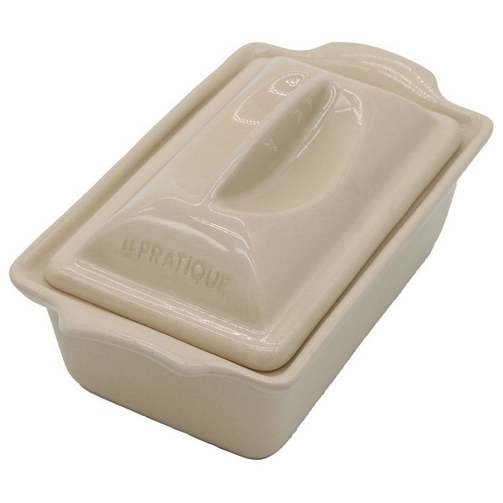 Terrine - LE PRATIQUE - Céramique - 600 ml - 21 cm - Spéciale pâtés et foie gras - Fabrication française Terrine - LE PRATIQUE - Céramique - 600 ml - 21 cm - Spéciale pâtés et foie gras - Fabrication française