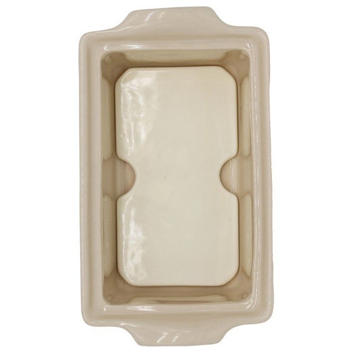 Terrine - LE PRATIQUE - Céramique - 600 ml - 21 cm - Spéciale pâtés et foie gras - Fabrication française Terrine - LE PRATIQUE - Céramique - 600 ml - 21 cm - Spéciale pâtés et foie gras - Fabrication française