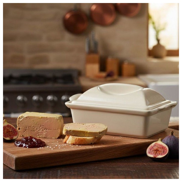 Terrine - LE PRATIQUE - Céramique - 600 ml - 21 cm - Spéciale pâtés et foie gras - Fabrication française Terrine - LE PRATIQUE - Céramique - 600 ml - 21 cm - Spéciale pâtés et foie gras - Fabrication française