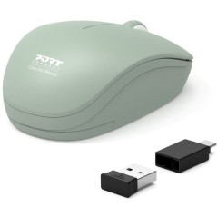 Souris sans fil - PORT Designs - 900543 Collection II - 2.4 GHz - Oliv