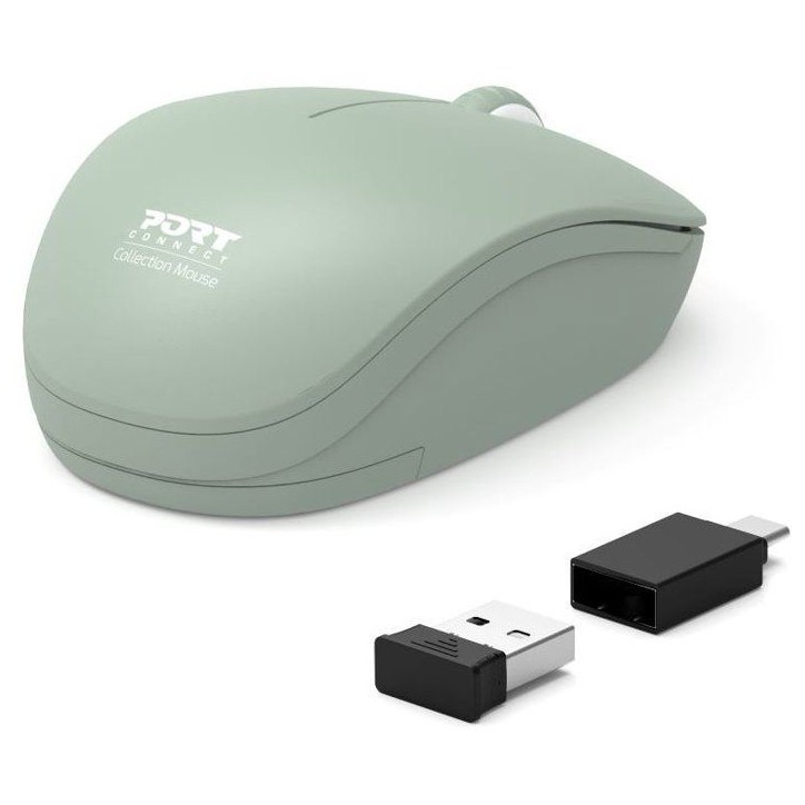 Souris sans fil - PORT Designs - 900543 Collection II - 2.4 GHz - Olive Vert Souris sans fil - PORT Designs - 900543 Collection II - 2.4 GHz - Olive Vert