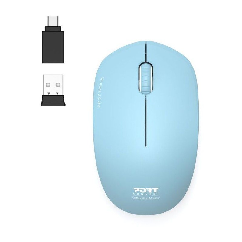 Souris sans fil - PORT Designs - 900544 Collection II - 2.4 GHz - Bleu