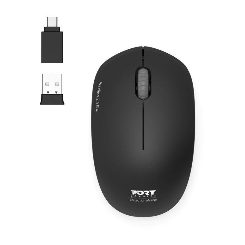 Souris sans fil - PORT Designs - 900540 Collection II - 2.4 GHz - Grap