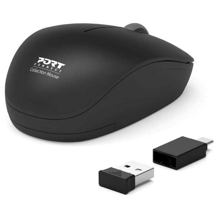 Souris sans fil - PORT Designs - 900540 Collection II - 2.4 GHz - Graphite Noir Souris sans fil - PORT Designs - 900540 Collection II - 2.4 GHz - Graphite Noir