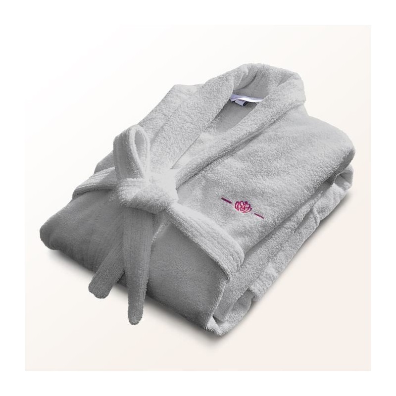 Peignoir - LE TEMPS D'UN BAIN - Taille L - 100% Coton 500g/m² - Doux,