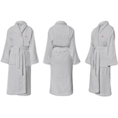 Peignoir - LE TEMPS D'UN BAIN - Taille L - 100% Coton 500g/m² - Doux,