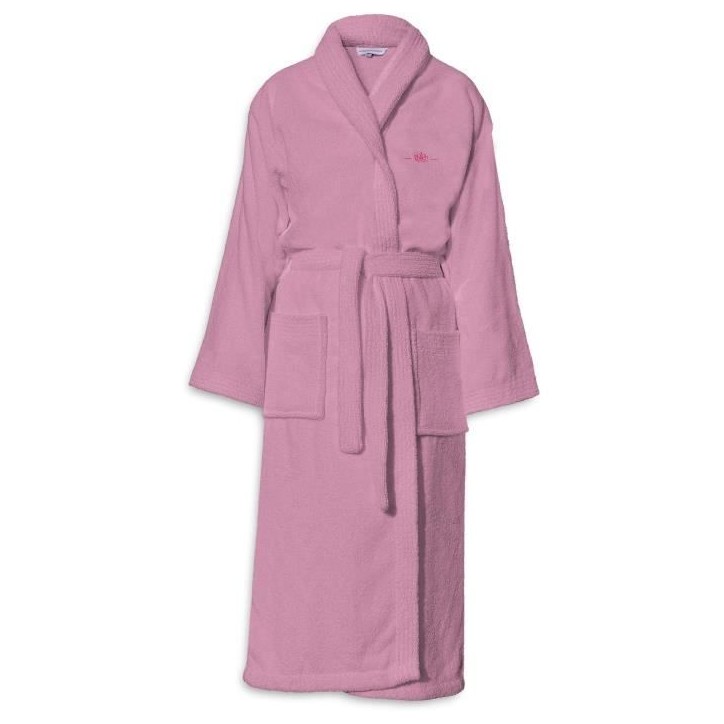 Peignoir - LE TEMPS D'UN BAIN - Taille XL - 100% Coton 500g/m² - Doux, Absorbant, Unisexe - Rose Peignoir - LE TEMPS D'UN BAIN - Taille XL - 100% Coton 500g/m² - Doux, Absorbant, Unisexe - Rose