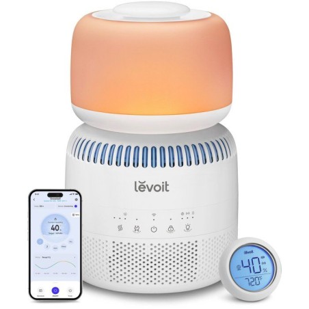 Humidificateur d'air - Levoit - Baby - Capacité 3,8 L - Autonomie jusqu'a 30 h - Surface idéale 20 m²