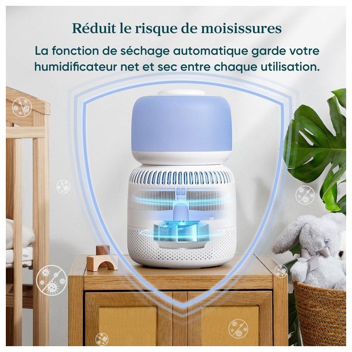 Humidificateur - LEVOIT - Sprout - Evaporative - White Humidificateur - LEVOIT - Sprout - Evaporative - White