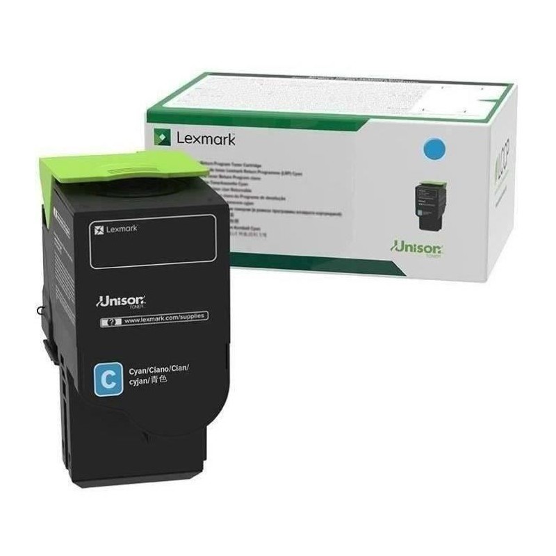 Lexmark C242XC0 Cartouche de toner cyan extra longue durée, programme