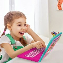 Ordinateur éducatif parlant La Pat Patrouille coloris rose – 124 ac