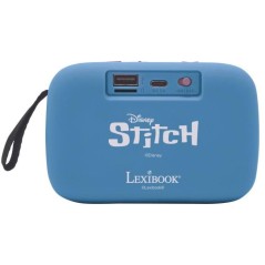 Enceinte Bluetooth portable Stitch avec finition en tissu