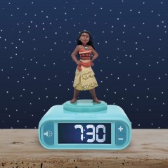 LEXIBOOK - Réveil veilleuse Vaina - Sons et mélodies, écran LCD ré