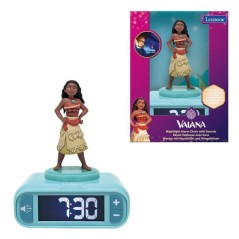 LEXIBOOK - Réveil veilleuse Vaina - Sons et mélodies, écran LCD ré
