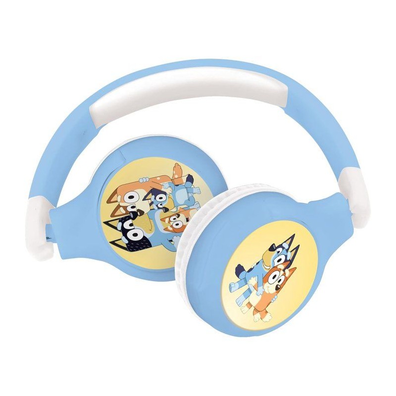 LEXIBOOK - Casque 2 en 1 Bluetooth et Filaire confortable et pliable a